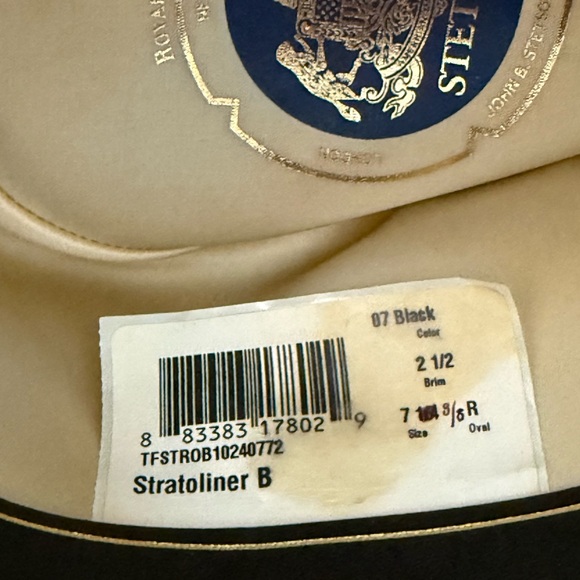 Stetson Midnight Black Hat - Picture 8 of 9